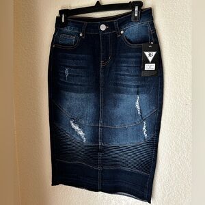 NEW Be Girl Dark Denim Skirt